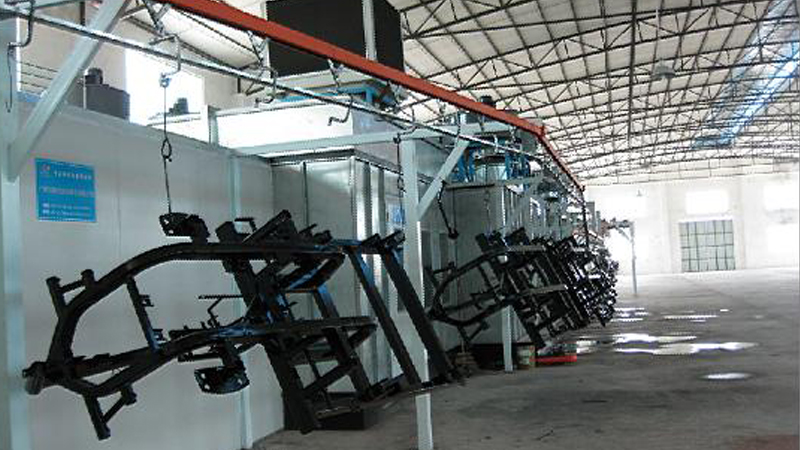 Tricycle Frame Painting Line