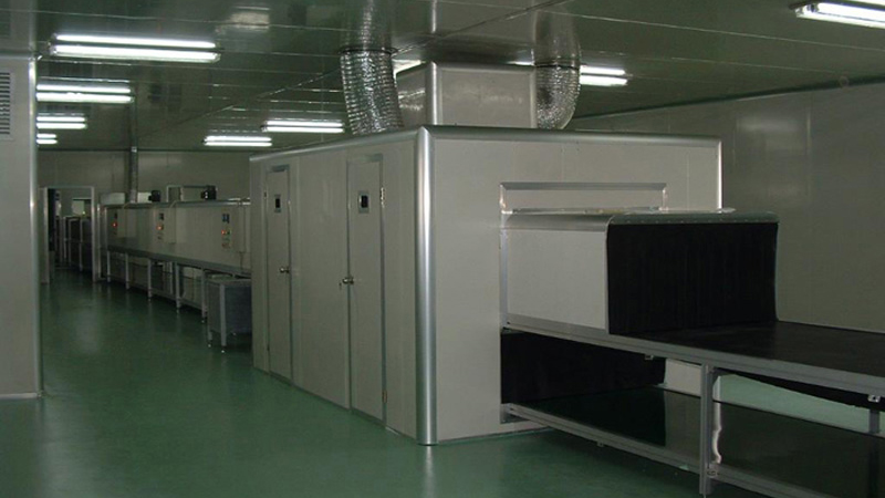 Dust-free Plastic UV Baking Line