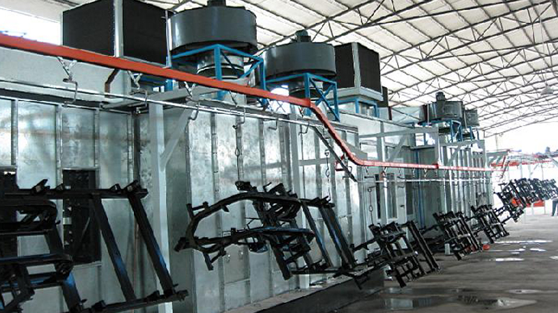 Tricycle Frame Painting Line